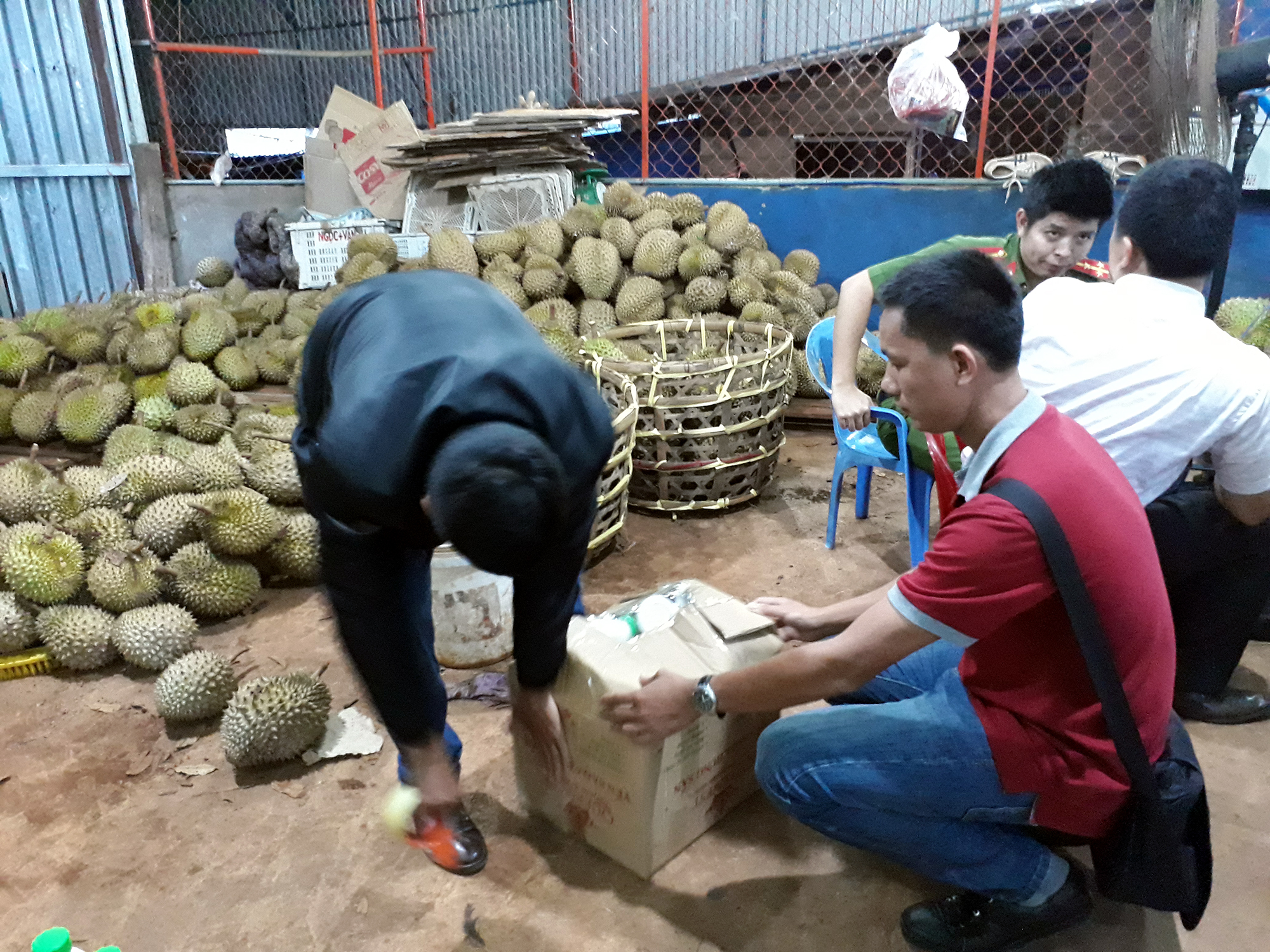 Bắt giữ 2 người buôn lậu thuốc làm chín, bảo quản sầu riêng gần 100 tỉ đồng- Ảnh 3.