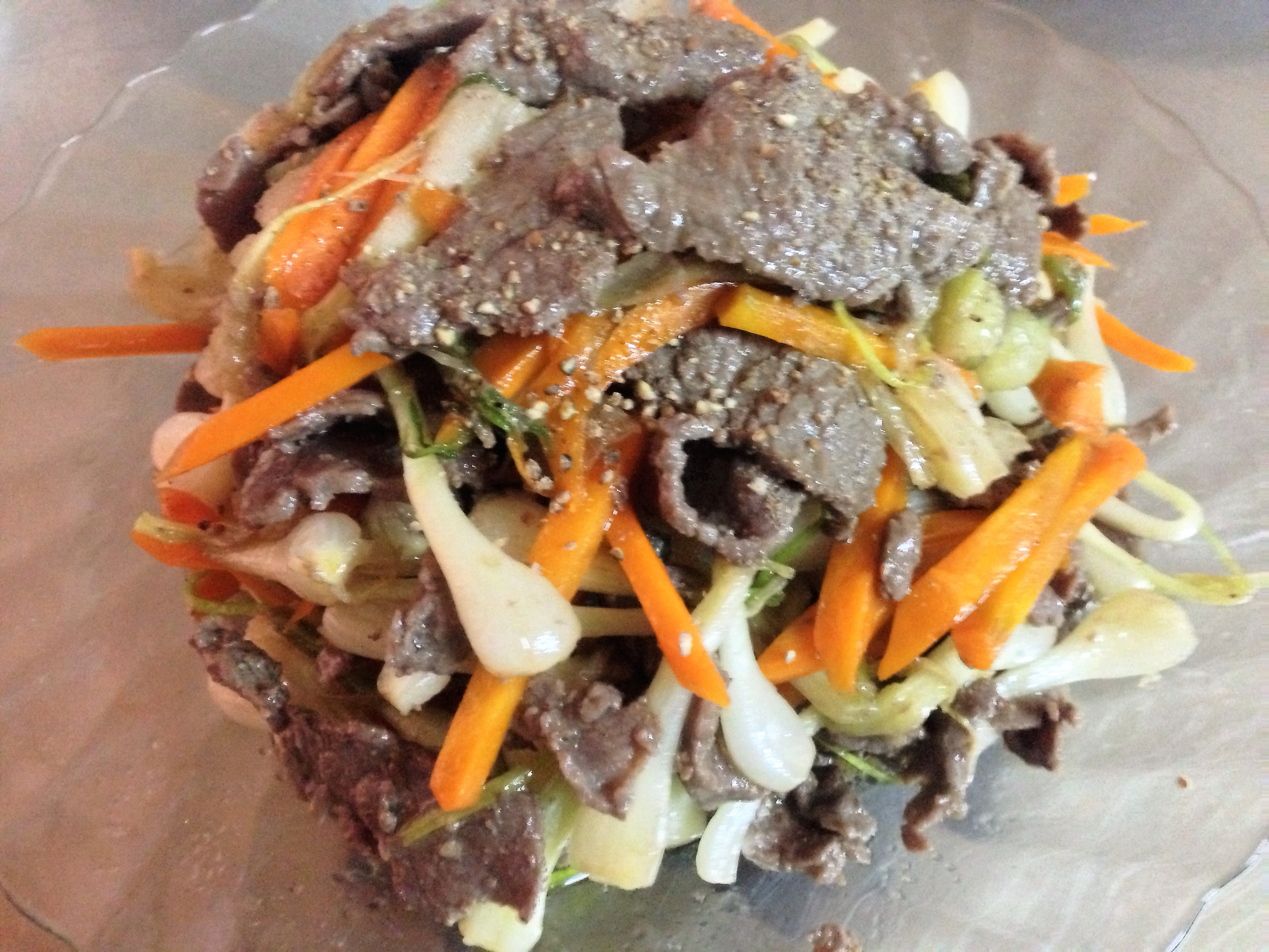  Lạ miệng với kiệu xào thịt bò 