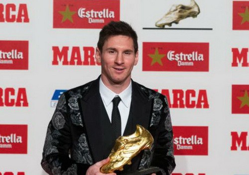 Messi lần thứ 4 đoạt Chiếc giày vàng châu Âu - Ảnh 2.