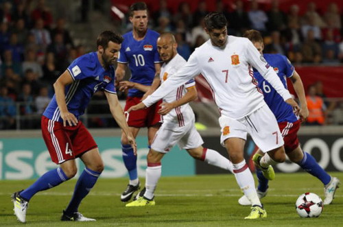 Morata lập cú đúp, Tây Ban Nha thắng hủy diệt Liechtenstein - Ảnh 2.