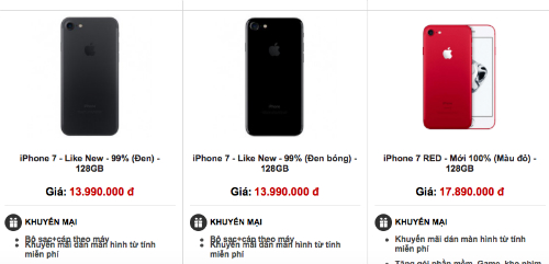 iPhone 7 giá rẻ đổ bộ vào Việt Nam - Ảnh 1.