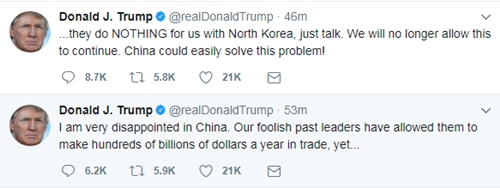 Tổng thống Donald Trump nặng lời với Trung Quốc - Ảnh 1.