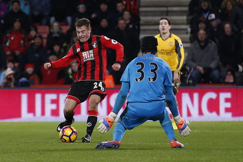 Ryan Fraser ghi bàn thứ ba sau 58 phút cho Bournemouth