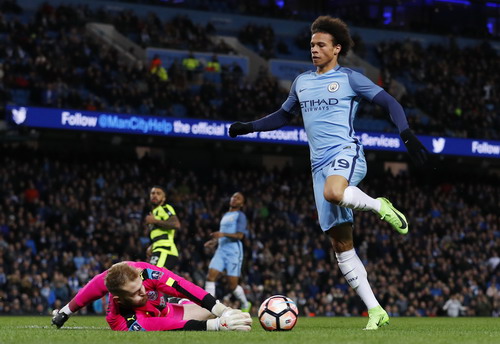 Leroy Sane ghi bàn gỡ hòa cho Man City