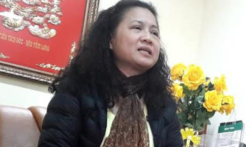 Bà Tạ Thị Bích Ngọc trong một lần trao đổi với báo chí - Ảnh: TPO