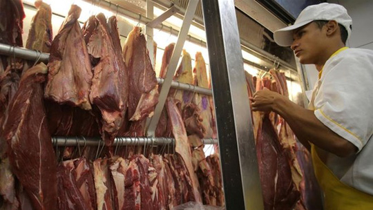 
Xuất khẩu thịt và các sản phẩm từ thịt của Brazil sang Việt Nam tăng nhanh gần đây - Ảnh: AP
