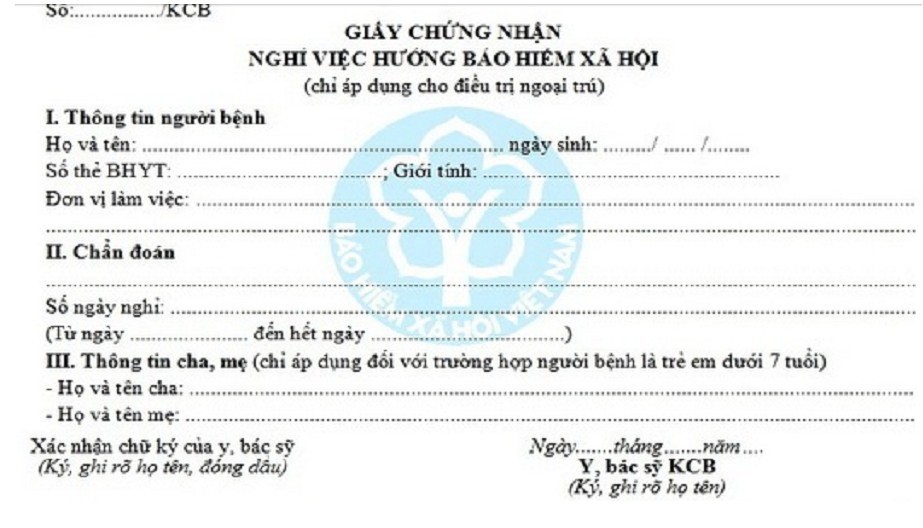 Thu hồi phôi mẫu giấy chứng nhận nghỉ việc hưởng BHXH - Báo Người ...