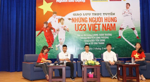 Giao lưu U23 Việt Nam: Xuân Trường bị CĐV đặt câu hỏi khó - Ảnh 10.