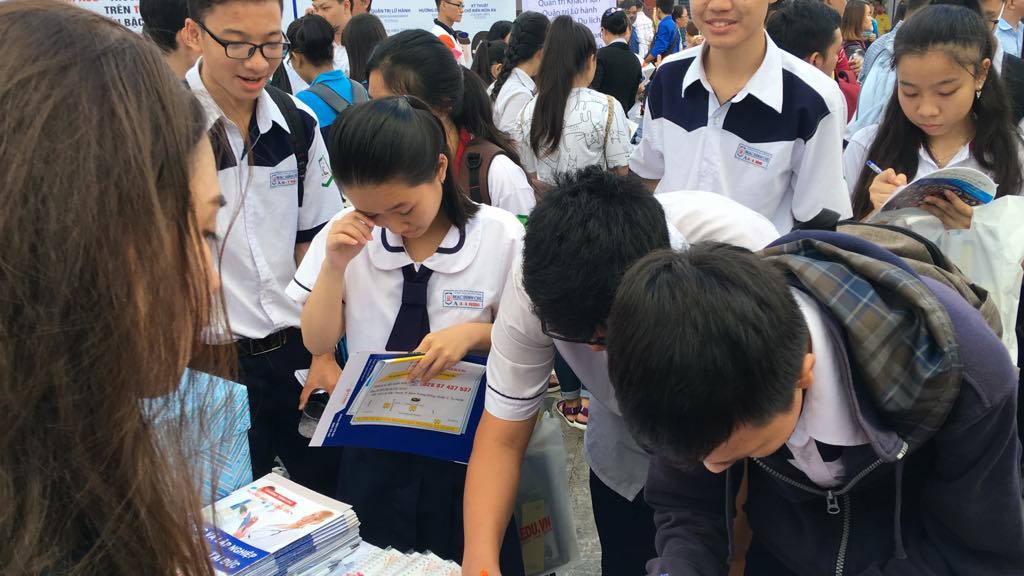 TP HCM: bắt đầu khai mạc ngày hội giáo dục nghề nghiệp - Ảnh 5. TP HCM: bắt đầu khai mạc ngày hội giáo dục nghề nghiệp - Ảnh 5.