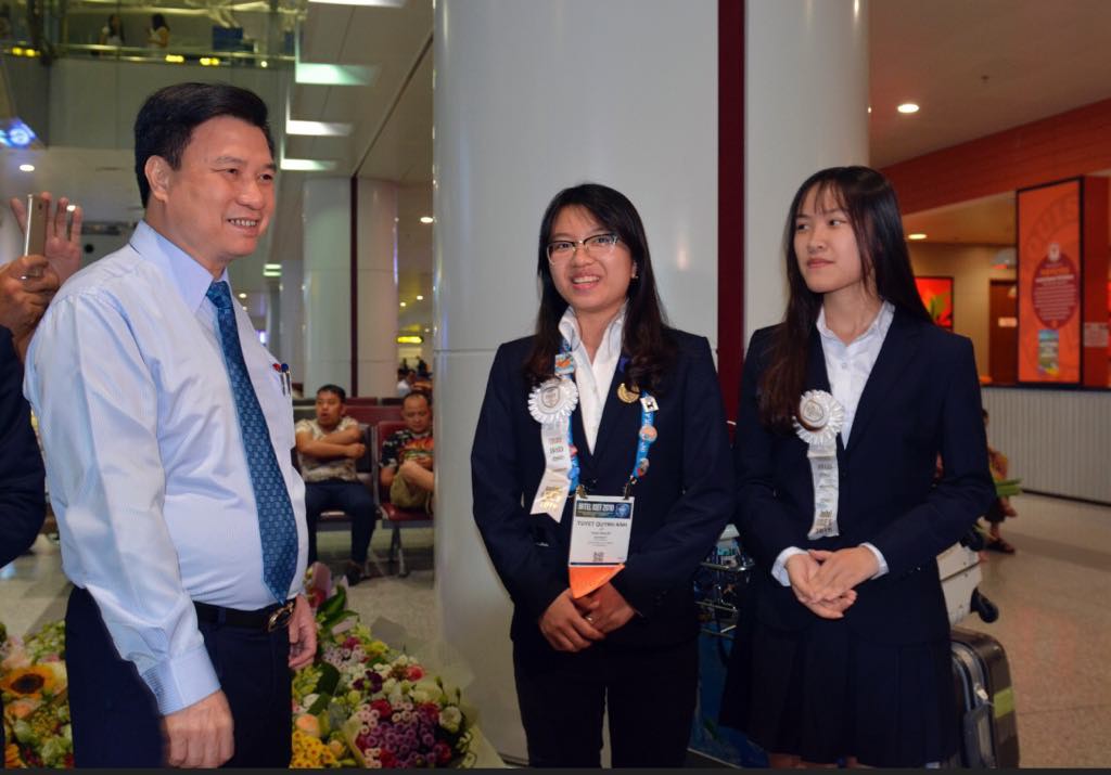 2 nữ sinh thành phố hải phòng đoạt giải tìm hiểu khoa học - công nghệ tại Mỹ - Ảnh 1. 2 nữ sinh thành phố hải phòng đoạt giải nghiên cứu khoa học tại Mỹ - Ảnh 1.