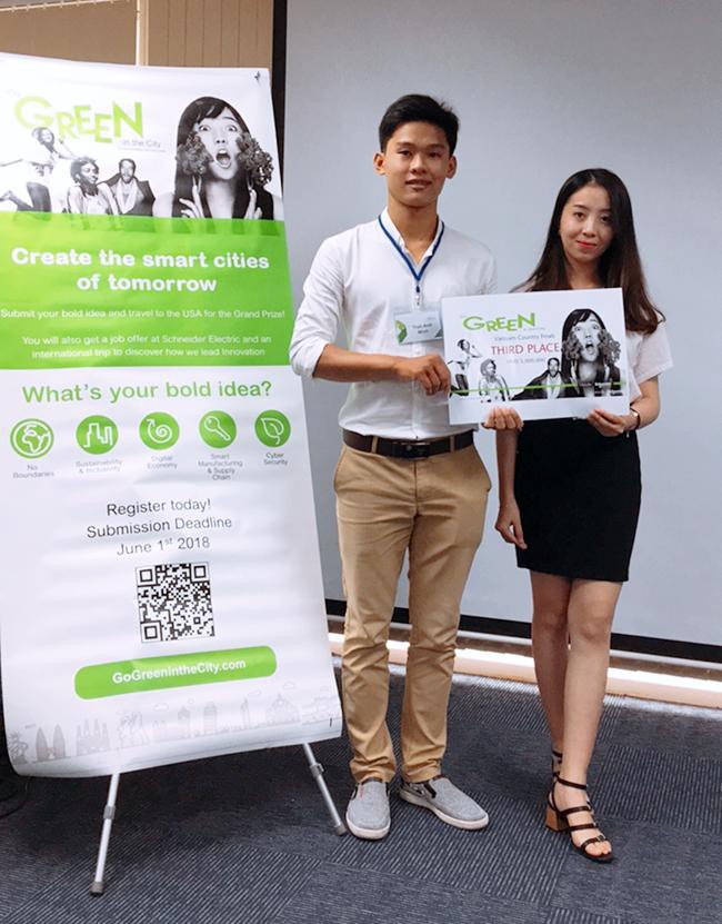 Sinh viên Duy Tân vẫn sẽ nhà vô địch quốc gia cuộc thi Go Green In The City 2018 - Ảnh 2. Sinh viên Duy Tân vẫn sẽ quán quân quốc gia cuộc thi Go Green In The City 2018 - Ảnh 2.