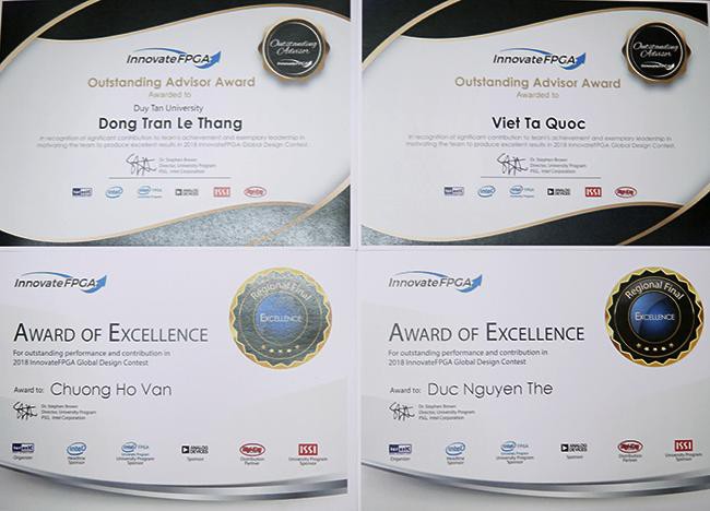 Sinh viên Duy Tân đoạt giải dự án xuất sắc trong cuộc thi Intel Innovative FPGA - Ảnh 1. Sinh viên Duy Tân đoạt giải công trình xuất sắc trong cuộc thi Intel Innovative FPGA - Ảnh 1.