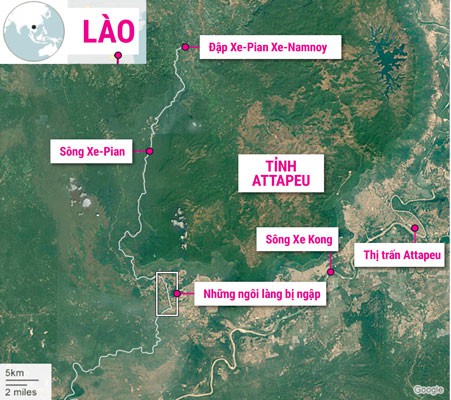 Vỡ đập ở Lào: Mực nước Tân Châu, Châu Đốc tăng 5-6 cm - Ảnh 1.