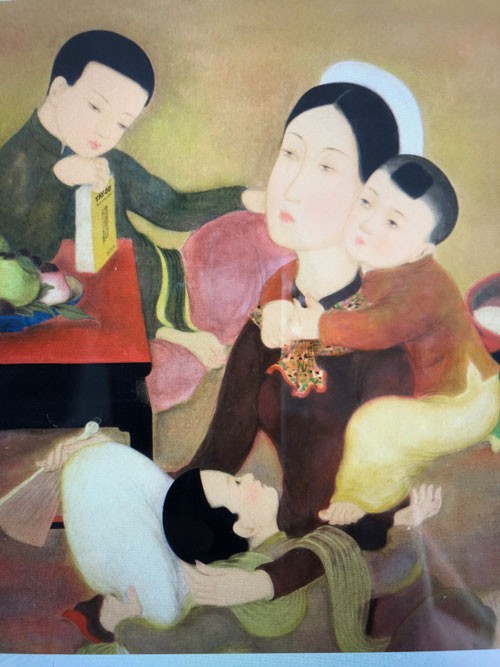 Đấu giá quốc tế bức tranh Gia đình của Lê Phổ - Ảnh 1.