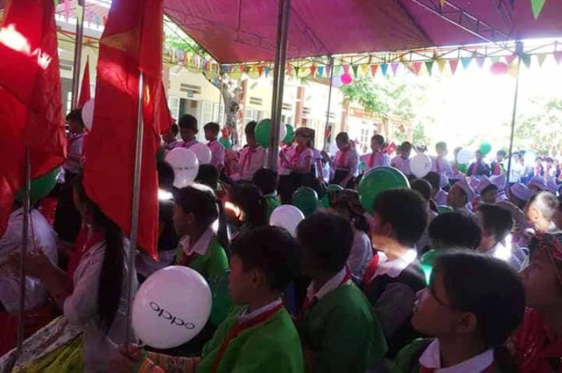 Hình ảnh khai học năm học mới tại vùng tâm lũ Mường Lát - Ảnh 8. Hình ảnh khai trường năm học mới tại vùng tâm lũ Mường Lát - Ảnh 8.
