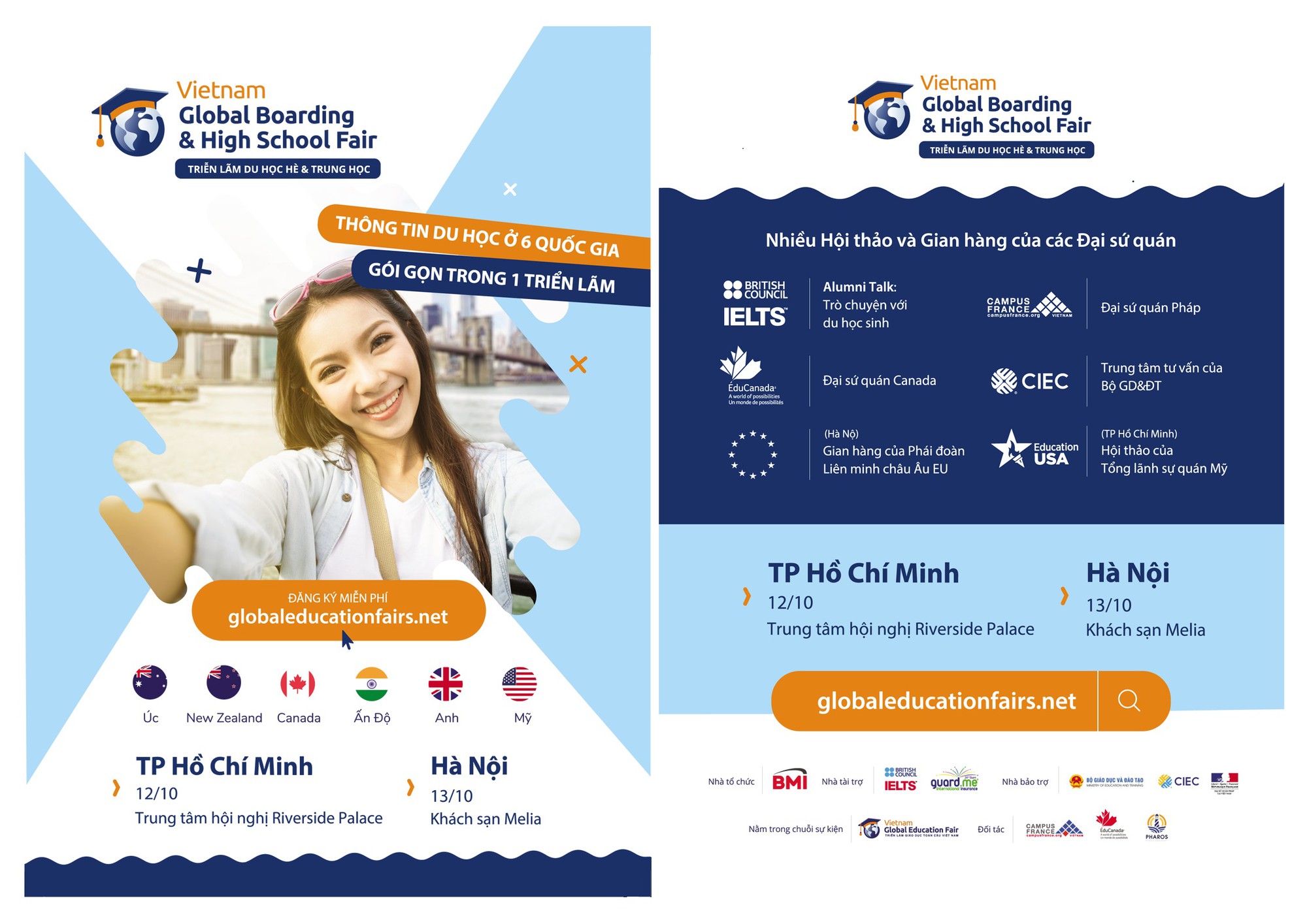 Khám phá khu vườn tri thức thế giới từ trung học với triển lãm du học GEF