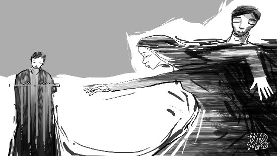 Chồng đi vắng, vợ trẻ bị nam đồng nghiệp gạ gẫm