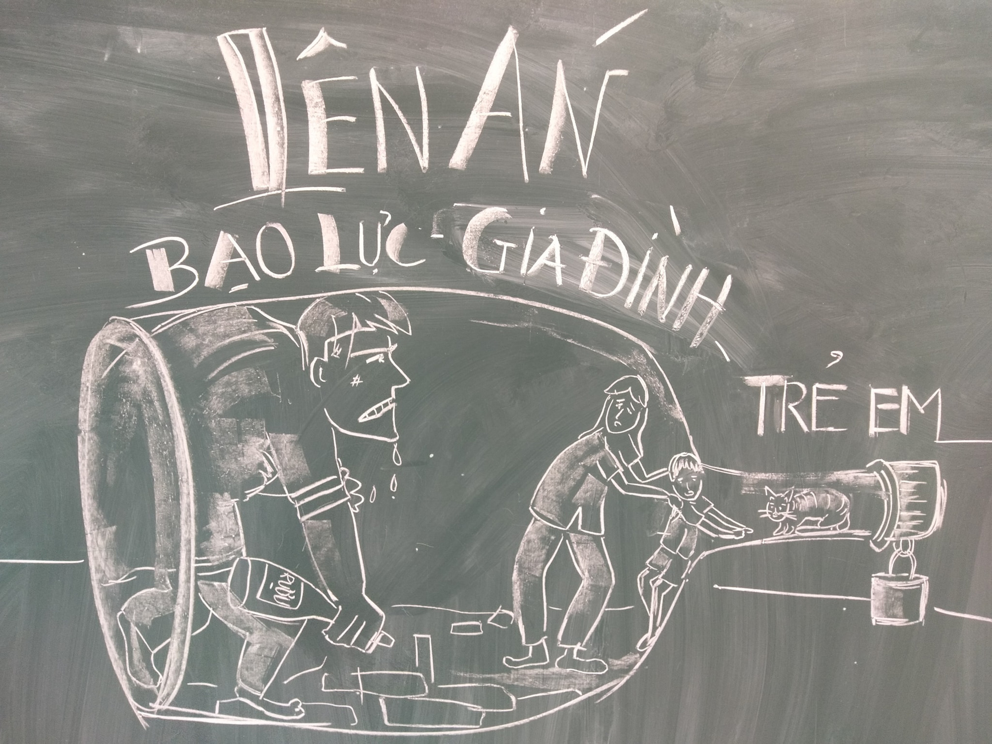 Tròn mắt với những bức tranh do thầy giáo điển trai vẽ nên bằng phấn   Netizen  Việt Giải Trí