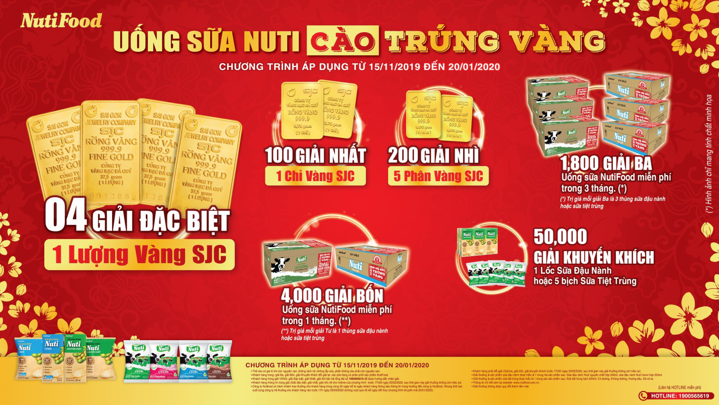 Giá in thẻ cào trúng thưởng cho các sản phẩm sữa