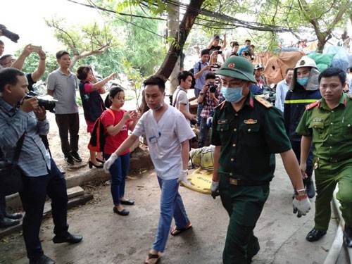 Cháy nhà xưởng ở Hà Nội, 8 người thiệt mạng - Ảnh 1.