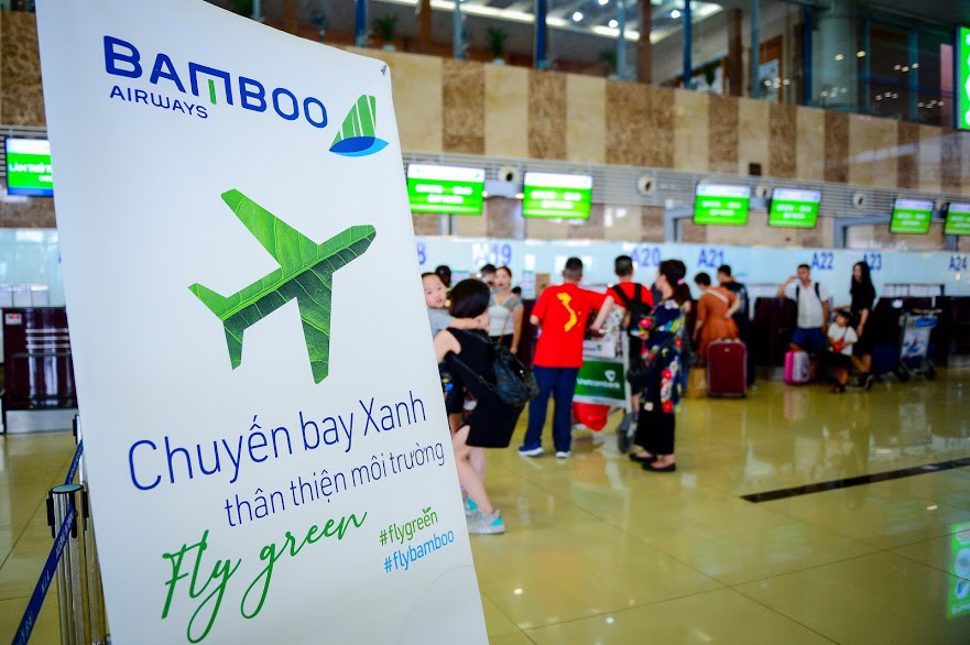 Chuyến bay đặc biệt của Bamboo Airways khởi đầu hành trình "bay Xanh"