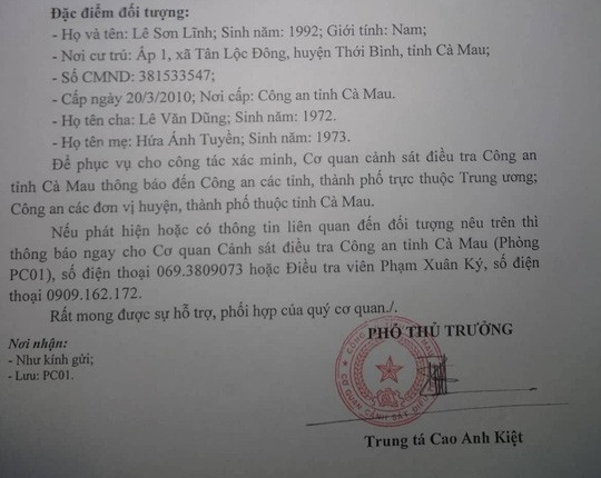 Om tien cua khach bo tron nhan vien ngan hang nhan tin... xin loi