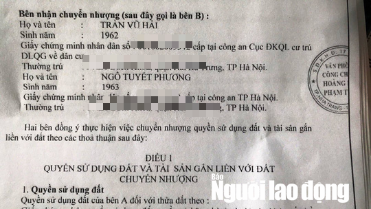 Vo chong ong Tran Vu Hai mua dat trung tam Nha Trang voi gia khoang 6 trieum2