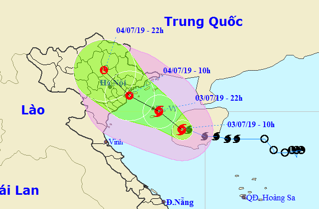Bão số 2 tăng tốc vào Quảng Ninh - Ninh Bình, Bộ trưởng Nguyễn Xuân Cường chỉ đạo khẩn - Ảnh 1.