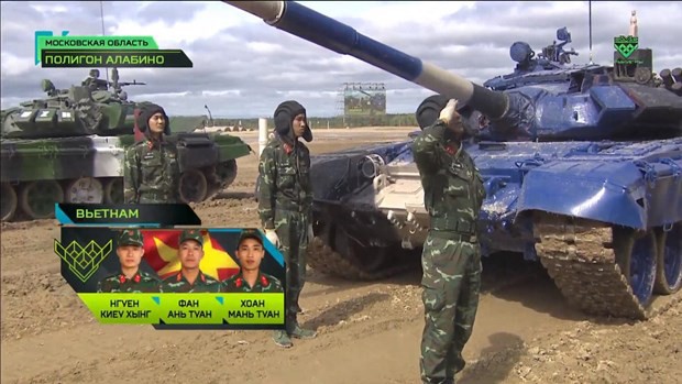 Army Games 2019 ở Nga: Việt Nam xếp thứ hai môn đua xe tăng - Ảnh 1.