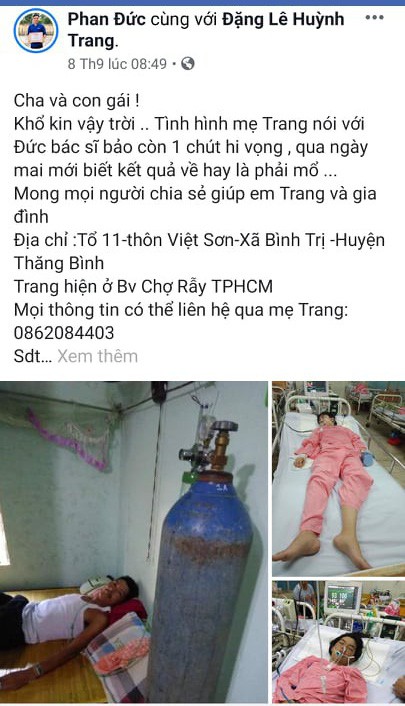 Bệnh viện trả về, cô gái trẻ ở Quảng Nam bất ngờ hồi tỉnh - Ảnh 2.