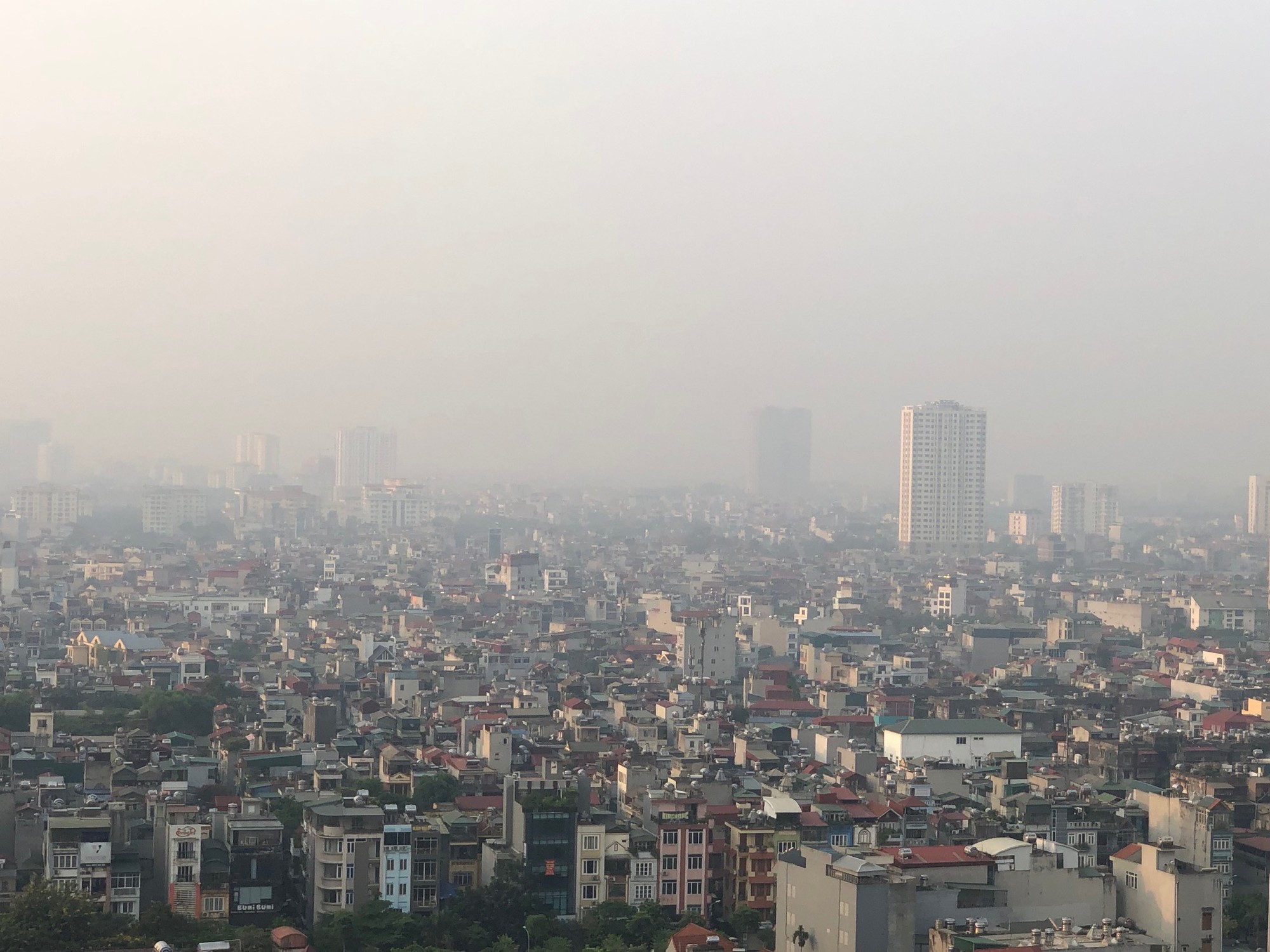 Hình ảnh này cho thấy sự ảnh hưởng của ô nhiễm không khí đến cảnh quan đô thị và vật nuôi, và cũng như những biện pháp cần thiết để giải quyết vấn đề ngày càng nghiêm trọng này.