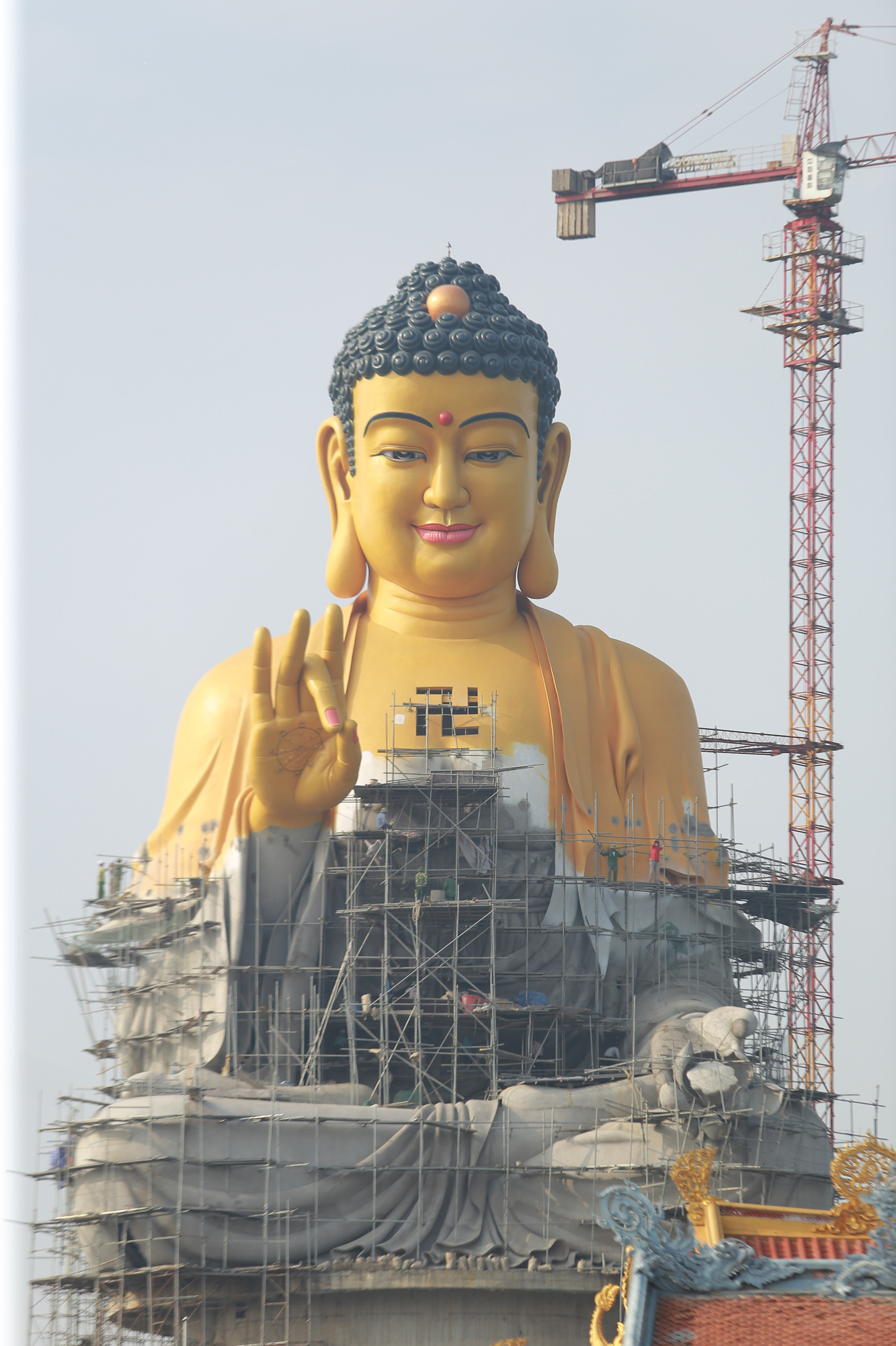 Cận Cảnh Tượng Phật A Di Đà Lớn Nhất Đông Nam Á Đang Hoàn Thiện Ở Hà Nội -  Báo Người Lao Động
