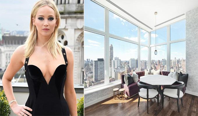 Cận cảnh căn penthouse trị giá hơn 300 tỷ đồng của Jennifer Lawrence