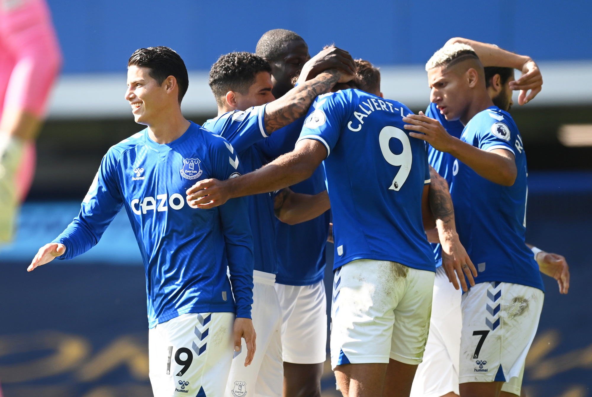 Everton đã tận hưởng một ngày thi đấu lịch sử