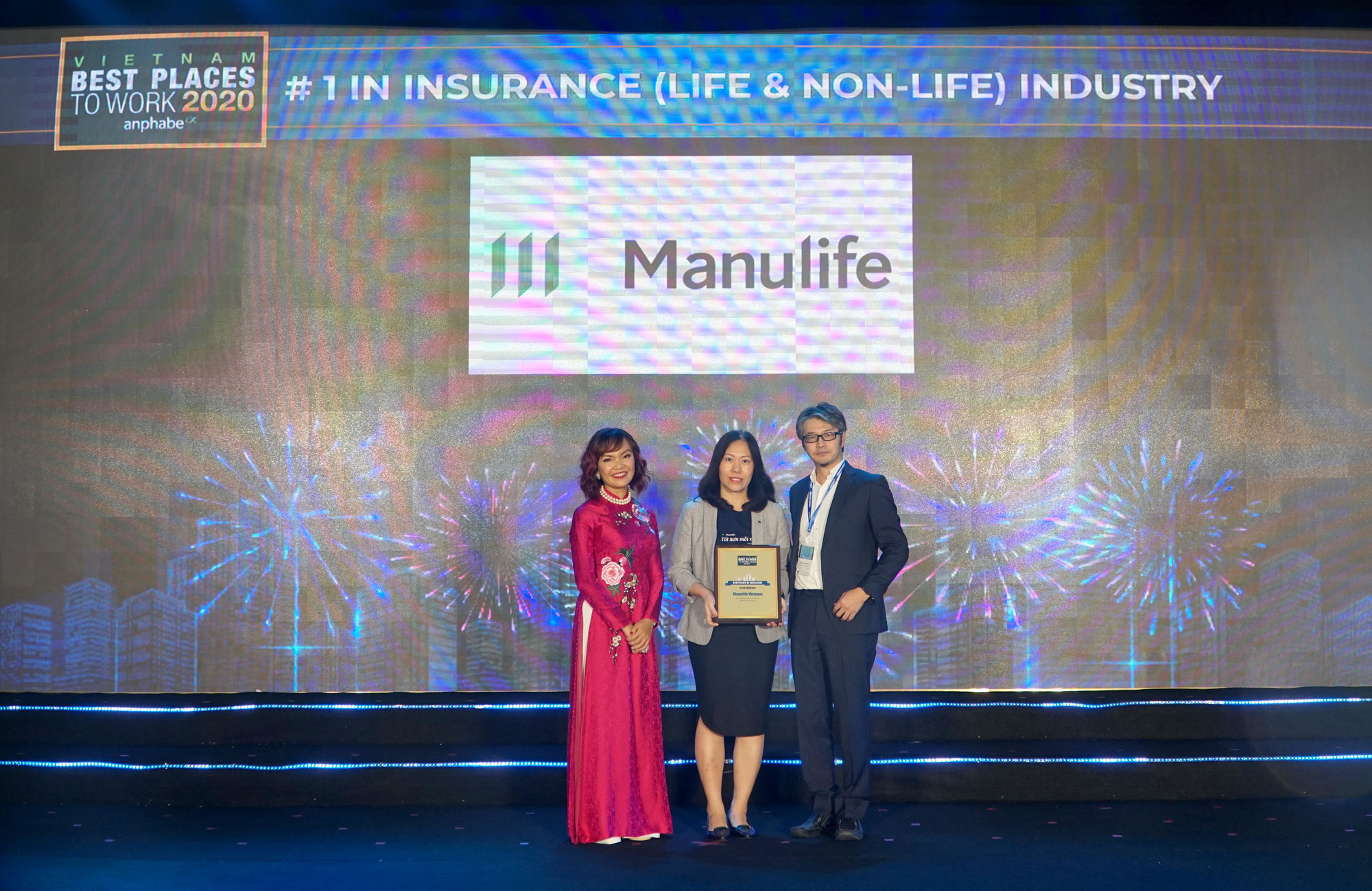 Manulife Việt Nam được vinh danh là nơi làm việc tốt nhất ngành bảo hiểm