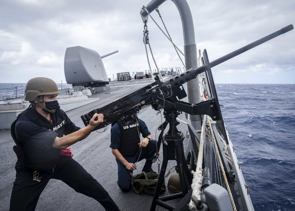 The American destroyer approached the Hoang Sa archipelago - Photo 1.