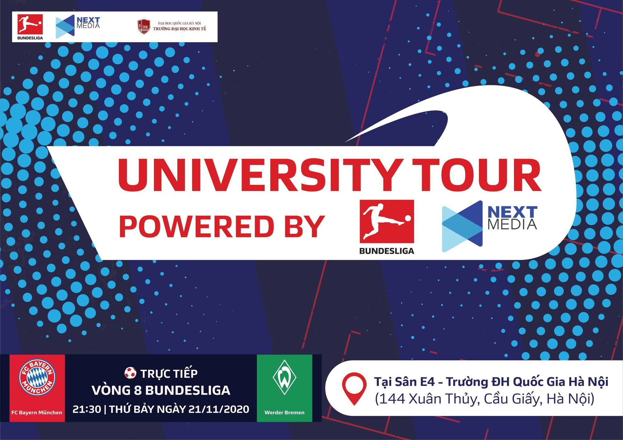 Next Media mang không khí Bundesliga tới trường đại học - Ảnh 1.
