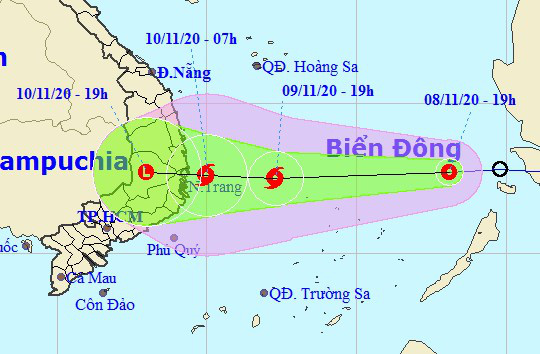 Áp thấp nhiệt đới vào Biển Đông, khả năng mạnh lên thành bão số 12 - Ảnh 1.