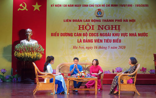 Hà Nội: Tôn vinh cán bộ Công đoàn cơ sở là đảng viên tiêu biểu - Ảnh 1.