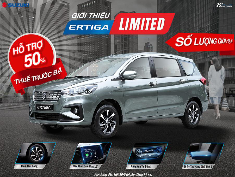 Suzuki ưu đãi “sốc” 50%-100% lệ phí trước bạ trong tháng 6 - Ảnh 2.