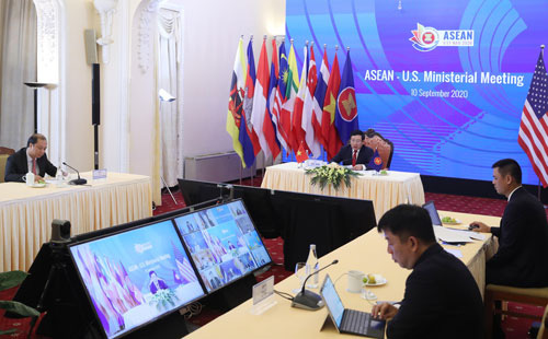Mỹ - Trung đấu khẩu về biển Đông tại hội nghị ASEAN - Ảnh 1.