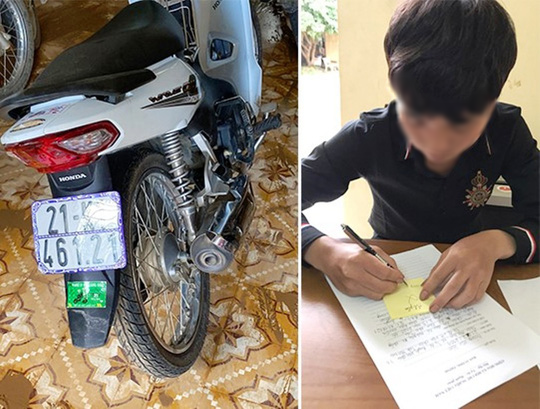 CLIP: Ớn lạnh cảnh thiếu niên 16 tuổi lái xe máy bằng 1 chân khi đổ đèo Khau Phạ - Ảnh 3.