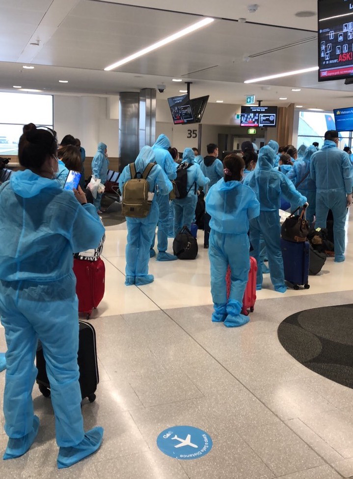 Tan Son Nhat Airport welcomes 405 Vietnamese from Korea - Photo 4.