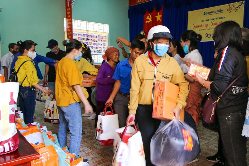 Khang Điền mang xuân yêu thương đến người dân xã An Khương, Bình Phước