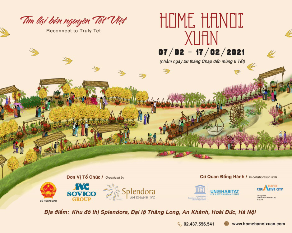 Đường hoa Home Hanoi Xuân 2021 sắp xuất hiện tại Hà Nội - Ảnh 1.
