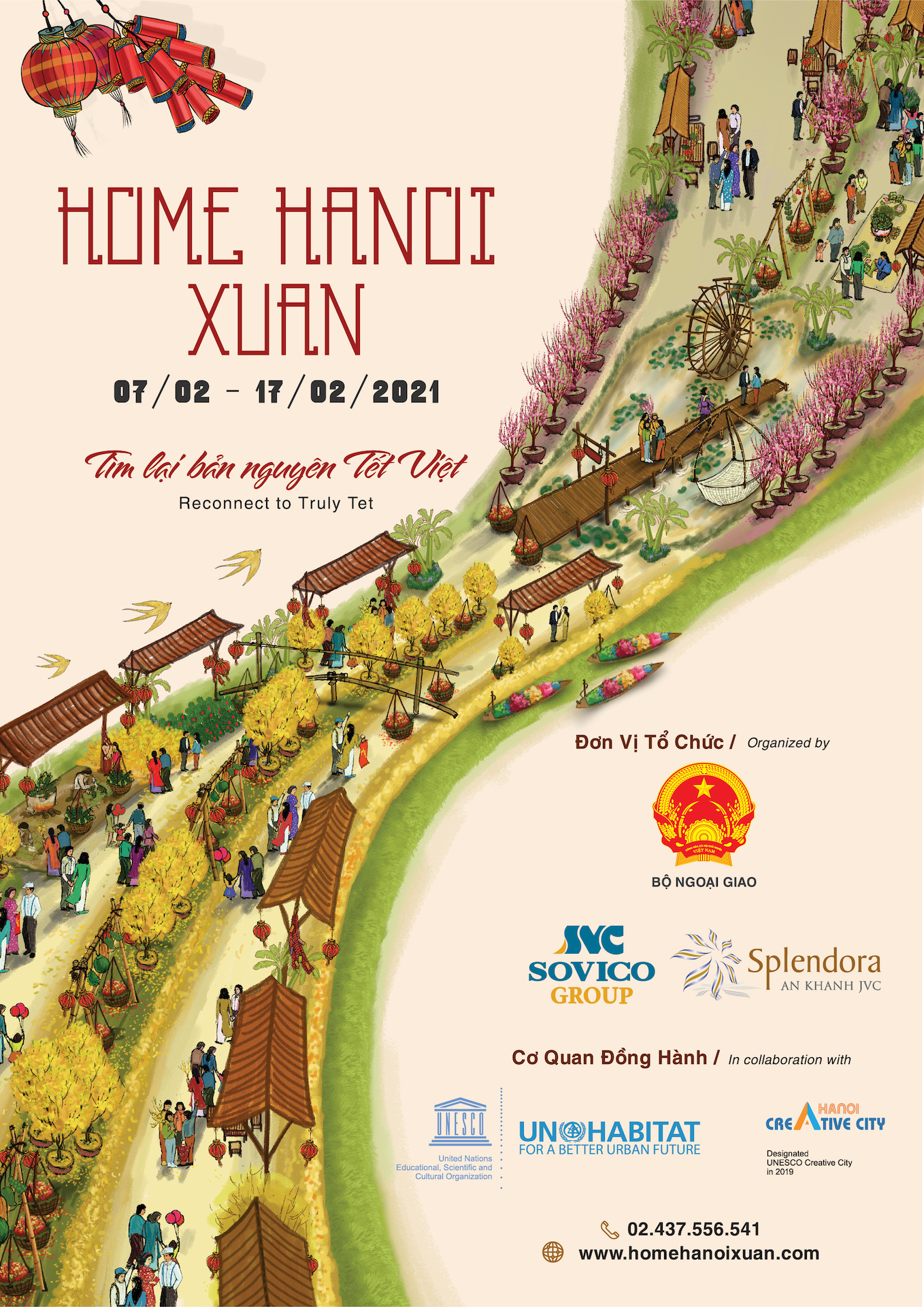 Đường hoa Home Hanoi Xuân 2021 sắp xuất hiện tại Hà Nội - Ảnh 2.