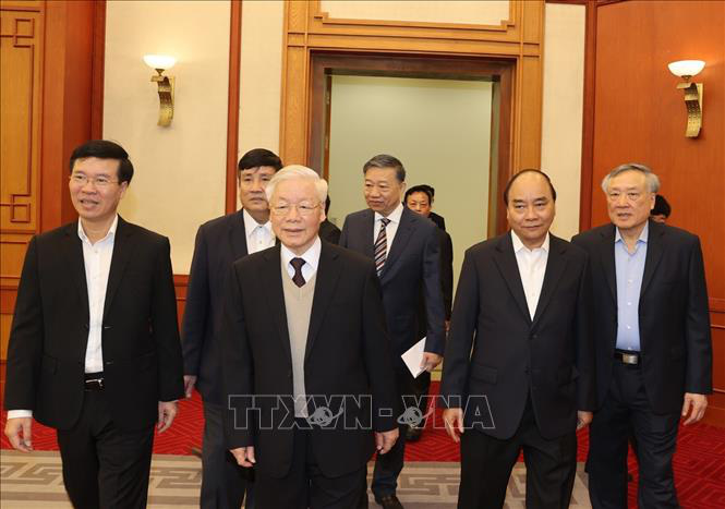 Meeting with former members of the Politburo, Secretariat, member of the Central Committee of the XII Session - Photo 4.