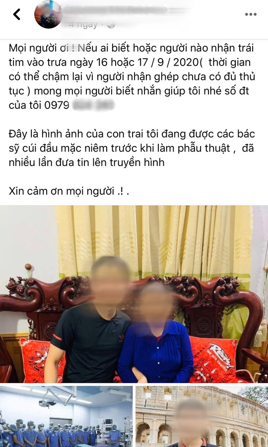 Gia đình người hiến tim muốn tìm người được ghép tim: Giám đốc BV Việt Đức nói gì? - Ảnh 1.