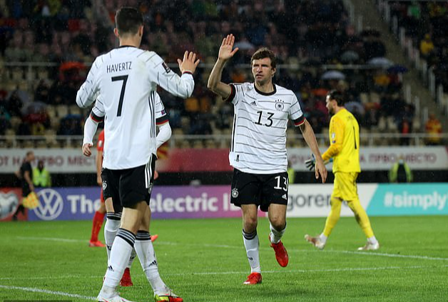 Đá bại Bắc Macedonia, xe tăng Đức giành vé đầu tiên đến World Cup 2022 - Ảnh 4.