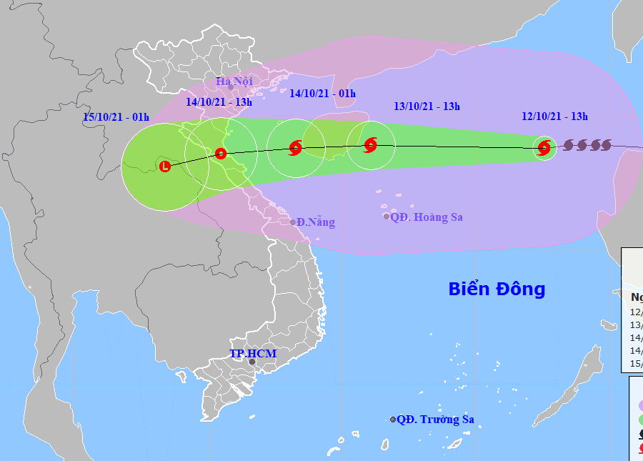 Bão số 8 giật cấp 14, sóng biển cao 5-7 m dự kiến đổ bộ Thanh Hóa - Quảng Bình - Ảnh 1.